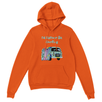 Surfboards and Camper "I'd Rather Be Surfing" Classic Unisex Pullover Hoodie