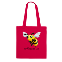 Beautiful Honeybee Personalised Tote Bag
