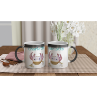 Cute Axolotl Personalised Magic Image Reveal 11oz Ceramic Mug