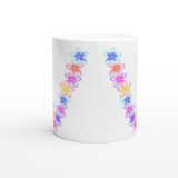 Pretty Flower Alphabet Mug - Frangipani V