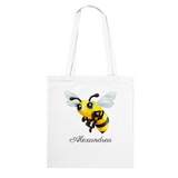 Beautiful Honeybee Personalised Tote Bag