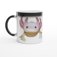 Ask Me About My Axolotl" Magic 11oz Ceramic Cute Salamander Mug