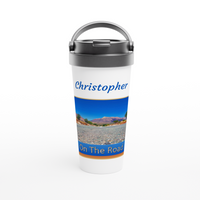 On the Road personalised 15oz Stainless Steel Travel Mug