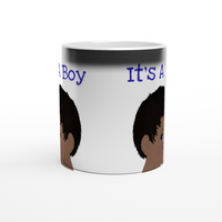 Cute “It’s a Boy” Baby Face Magic image Reveal mug