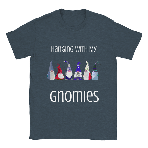 Hanging With My Gnomies Classic Unisex Scandi Gnome Christmas T-shirt