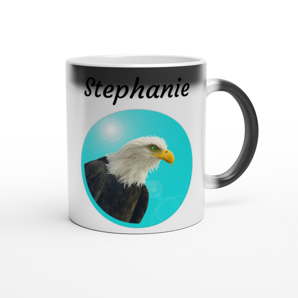American Bald Eagle Personalised Magic Image Reveal Mug